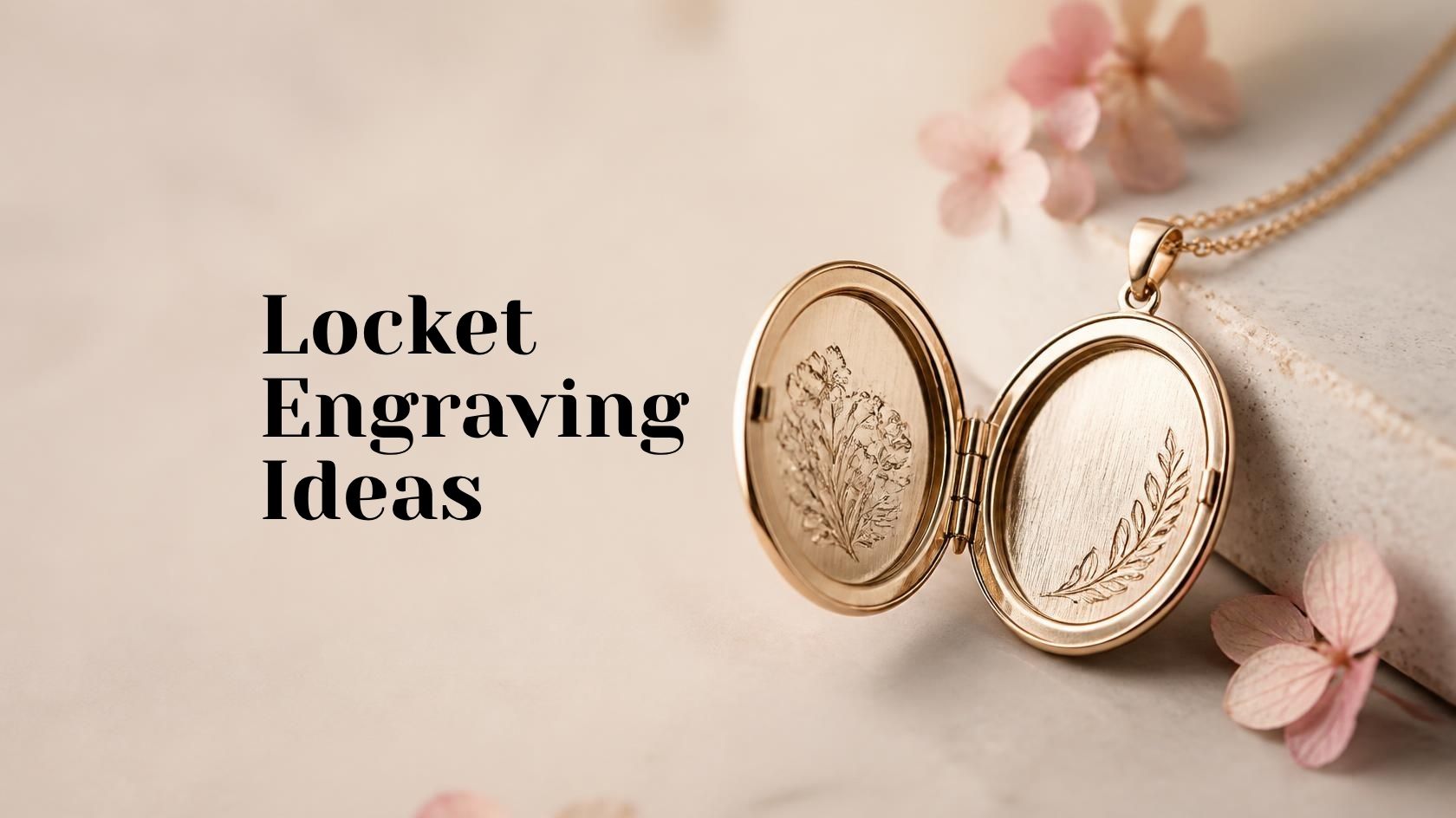 Locket Engraving Ideas