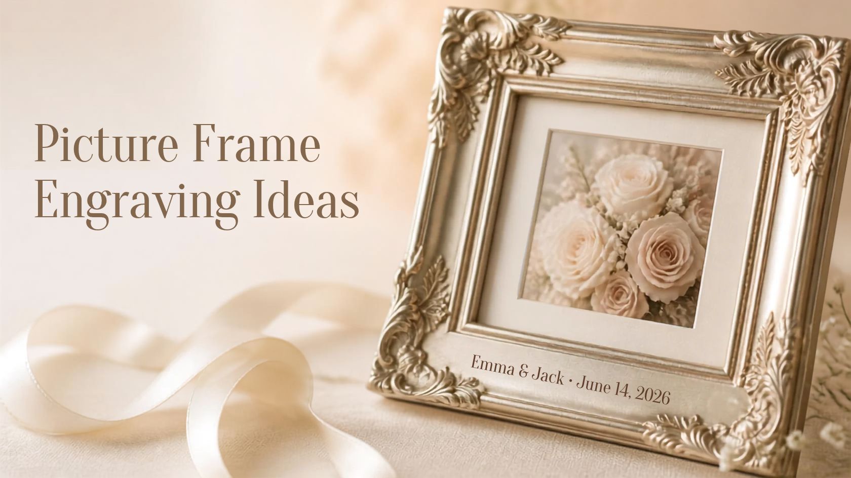 picture frame engraving ideas from EngravingShop