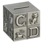 alphabet bank personalized with the name madison on it