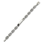 Chisel stainless steel ID bracelet