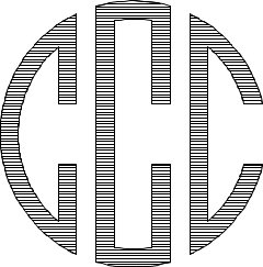 Circle Monogram Sample C