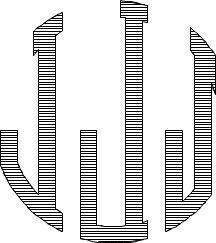 Circle Monogram Sample J