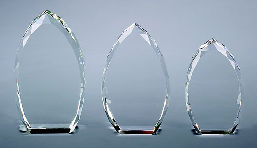Custom engraved recognition trophies and awards