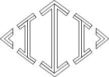 Diamond 3-Line Monogram Sample I