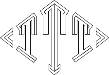 Diamond 3-Line Monogram Sample T
