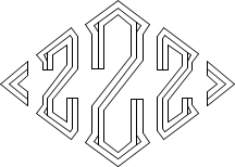 Diamond 3-Line Monogram Sample Z