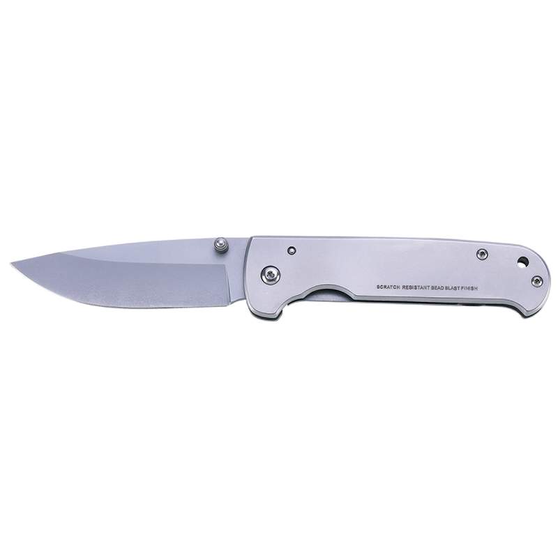 Engravable Rostfrei frame lock pocket knife