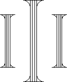 Roman 4-Line Monogram Sample I