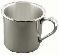 Engravable cup with handle